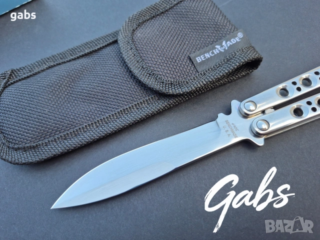 Сгъваем нож тип пеперуда Benchmade Balisong DBM-62,Weehawk, снимка 8 - Ножове - 54351418