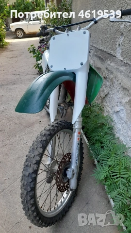 Kawasaki Kx Кавазаки Кх оборудвана рама кросов мотор без двигател , снимка 5 - Мотоциклети и мототехника - 54977904