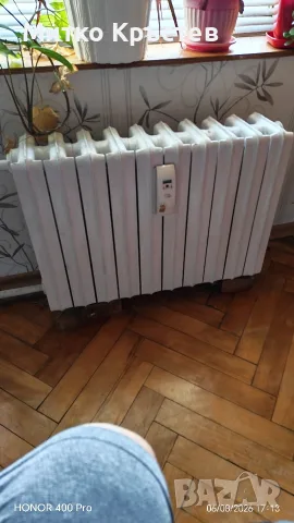Чогунен радиатор 40 см.височина четворно преброени ребра.