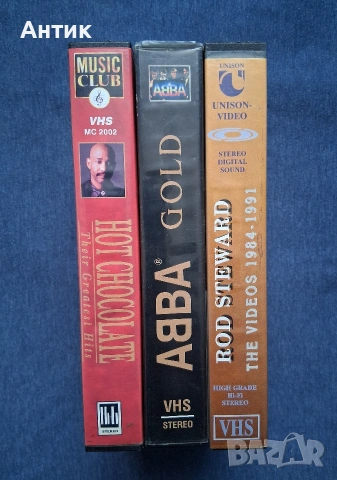 Лот Видеокасети VHS ABBA Greatest Hits Rod Stewart Hot Chocolate Greatest Hits , снимка 4 - Други жанрове - 53958289