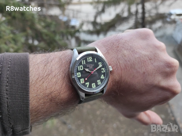 Seiko mod Pilot Сейко Пилот, снимка 2 - Мъжки - 54990313