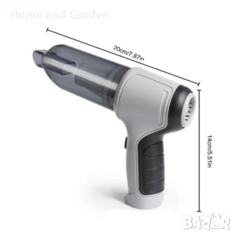 Мощна преносима мини прахосмукачка 2 в 1 - за кола и дома, снимка 9 - Прахосмукачки - 54028022