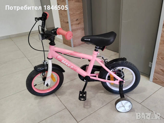 Makani Детски велосипед 12`` Windy Pink