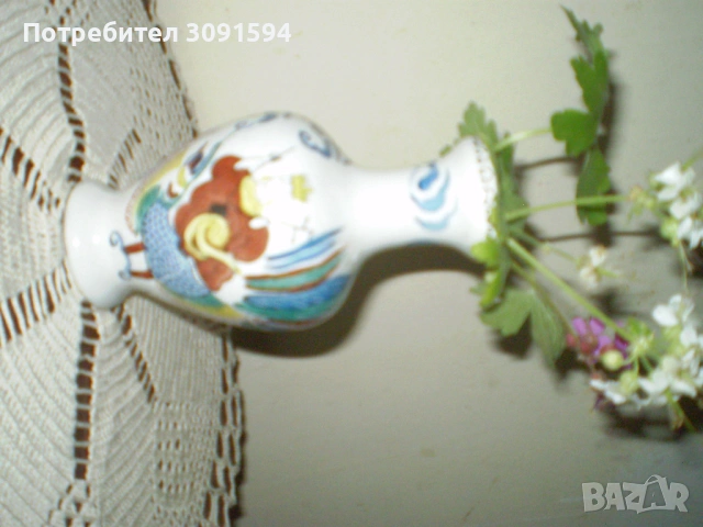 Ваза порцелан, снимка 3 - Антикварни и старинни предмети - 53061996