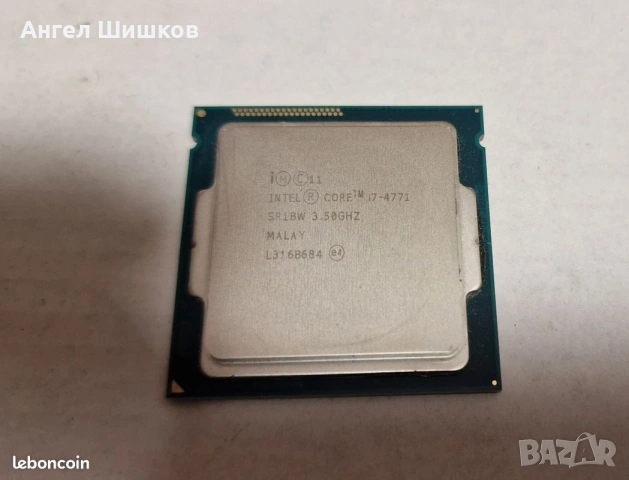 Intel Core Quad i7-4771 SR1BW 3500MHz 3900MHz(turbo) L2=2MB L3=8MB 84Watt Socket 1150