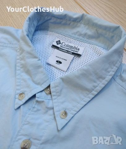 Columbia Sportswear PFG L size Мъжка риза с дълъг ръкав, снимка 5 - Ризи - 54449798