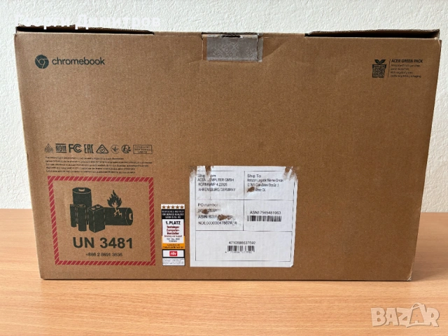Chromebook Acer 14 inch touchscreen нов, снимка 8 - Лаптопи за дома - 54374961