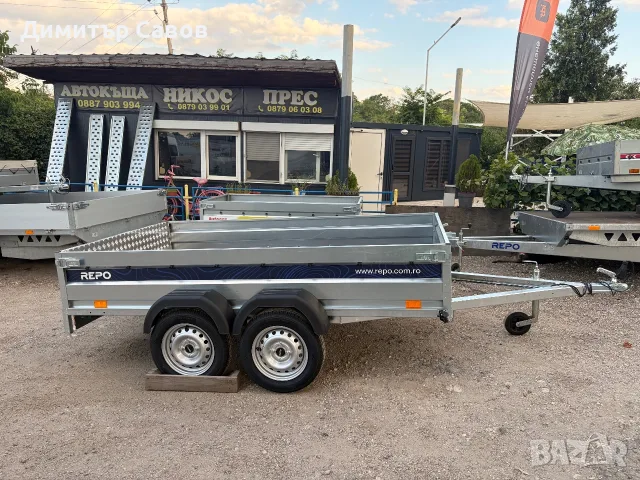 Туристическо, самосвално ремарке REPO за ATV,UTV и мотори до 750кg.