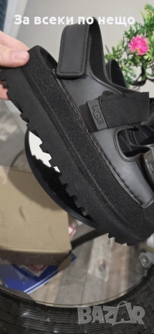 UGG Дамски Черни Сандали ЮДЖИДЖИ Код E1304, снимка 3 - Сандали - 54135650