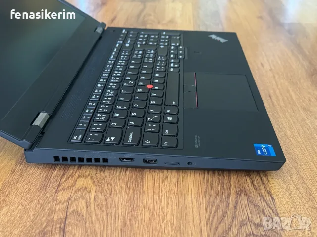 15.6' Full HD Core i7-11800H Lenovo ThinkPad P15 Gen 2 32GB DDR4/512GB NVMe/Nvidia T1200 4GB/Бат 6ч., снимка 13 - Лаптопи за работа - 55627404