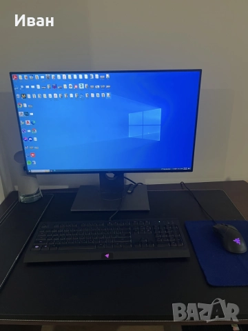 Монитор 27" Dell UltraSharp с HP Z820 работна станция