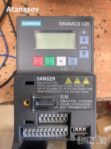 Честотен регулатор(инвертор) Siemens 0.37кW/220в, снимка 6 - Други машини и части - 53781743