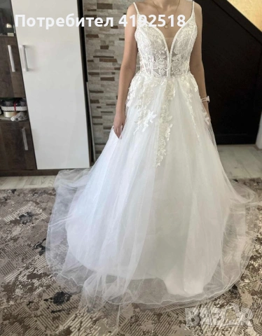 Булчинска рокля, снимка 3 - Рокли - 54603435