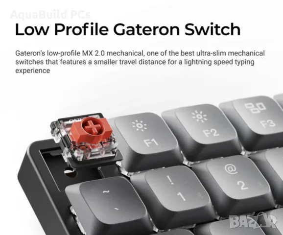 Keychron K3 Max QMK/VIA безжична механична клавиатура, снимка 3 - Клавиатури и мишки - 55540444