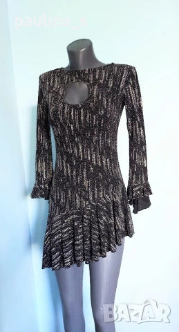 Три различни броя / Уникална рокля "MYBC"(вълна), Burda и Sparkling dress, снимка 18 - Рокли - 36473533