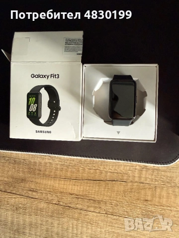 Фитнес гривнa SAMSUNG GALAXY FIT 3 R390 BLACK 1.60, снимка 2 - Смарт гривни - 54581175