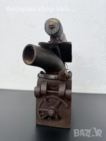 Стара ютия на жар №8074 , снимка 6 - Антикварни и старинни предмети - 54064612