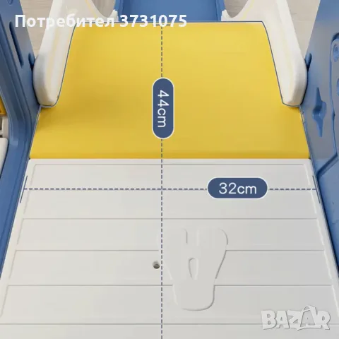 Детска пързалка за дома и градината - здрава конструкция, UV защита и бърз монтаж, снимка 6 - Детски люлки - 55305257