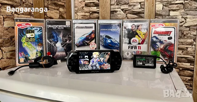 Sony PSP-3004 Slim + 7 ОРИГИНАЛНИ ИГРИ, снимка 2 - PlayStation конзоли - 55702715