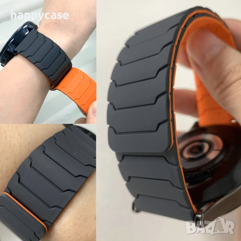 MAGNETIC 2 Магнитна каишка за Huawei Watch / Samsung / Apple / Xiaomi / Garmin / Amazfit, снимка 7 - Каишки за часовници - 55163024