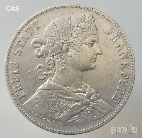 1 Талер 1860 Франкфурт 