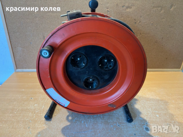 метална немска макара с кабел "EINHELL"/40m./