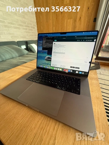 Продавам Apple MacBook Pro 16" 2021 M1 Pro / 32GB RAM / 1TB SSD, снимка 2 - Лаптопи за работа - 54722248
