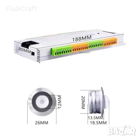 DC 12V 24V LED Контролер с PIR Сензори за автоматично стълбищно осветление 32 Канала 500W, снимка 3 - Друга електроника - 54899922