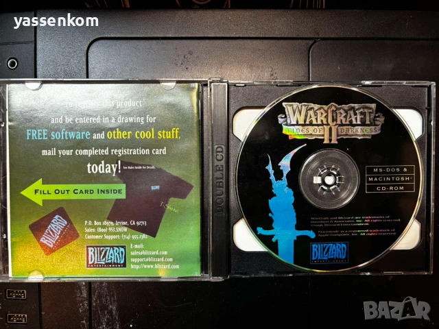 WarCraft II: Tides of Darkness и Beyond the Dark Portal Expansion Set PC Windows game - Vintage GC, снимка 3 - Други - 54957034