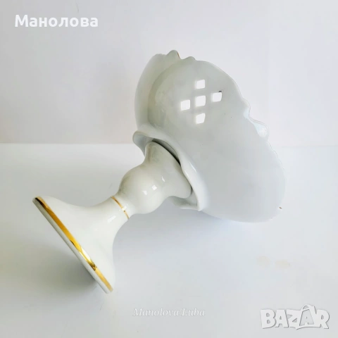 Порцеланова фруктиера, снимка 3 - Други ценни предмети - 54297889