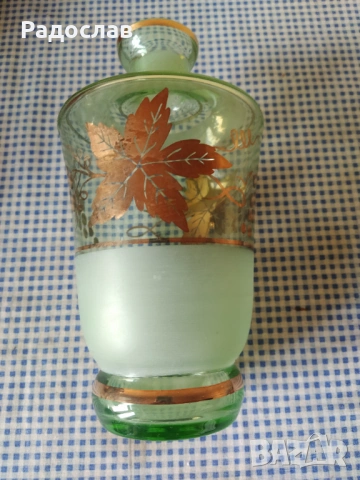 стара чехословашка гарафа Bohemia , снимка 4 - Антикварни и старинни предмети - 54012550