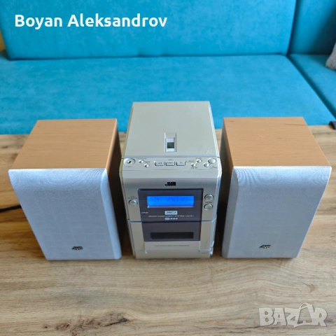 JVC UX‑G1 мини система – CD / MP3 / касета / RDS,, снимка 2 - Аудиосистеми - 54428475