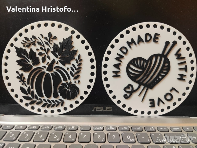 Основи за плетене на панери 3Д печат , снимка 4 - Декорация за дома - 54349830