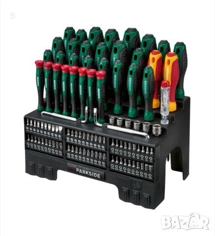 комплект отвертки и битове на Парксайд от 101бр., снимка 2 - Отвертки - 54327720