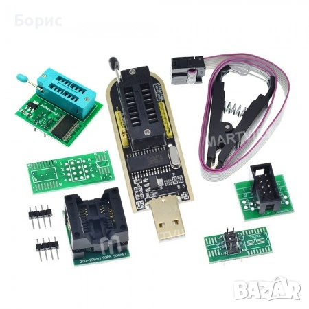CH341A USB Програматор SPI + EEPROM 