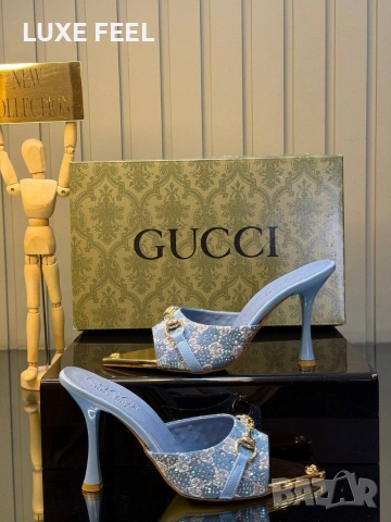 Gucci ⚜️Дамски Чехли, снимка 10 - Чехли - 54152316