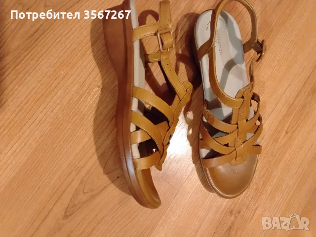 Сандали CLARKS 39номер ест.кожа, снимка 2 - Сандали - 55359396