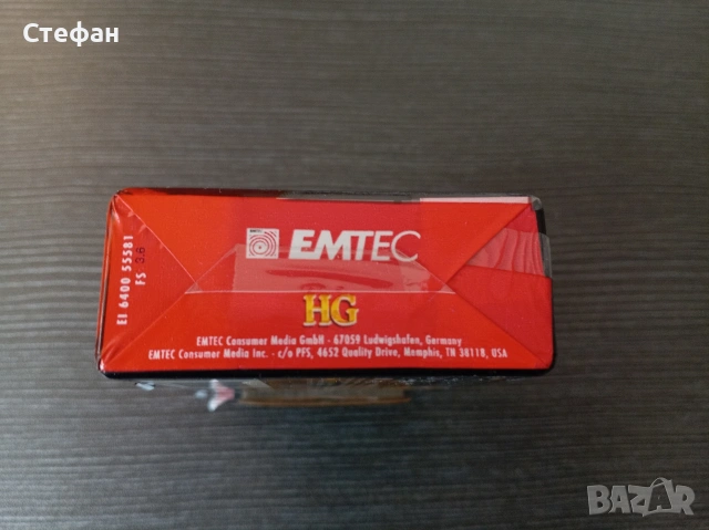 Продавам оригинална VHS-C касета EMTEC Standard Master HG High Grade – 30 минути., снимка 4 - Друга електроника - 54810943