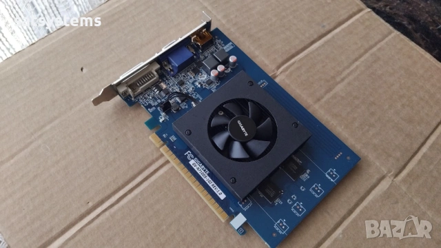 Видео карта NVidia GeForce Gigabyte GT710 HDMI 1024MB GDDR5 64bit PCI-E, снимка 4 - Видеокарти - 54568954