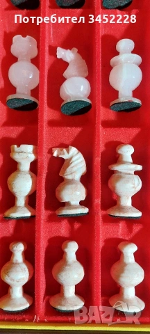 Шах фигури оникс за ценители , снимка 5 - Шах и табла - 54291578
