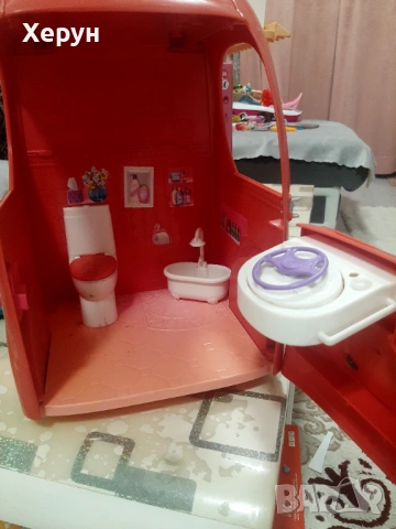 Каравана с барби+Хеликоптер, снимка 2 - Други - 54084002