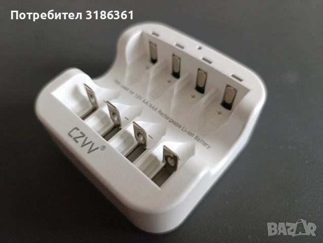 Зарядно за Li-ion батерии,дигитално с USB за ААА и за АА