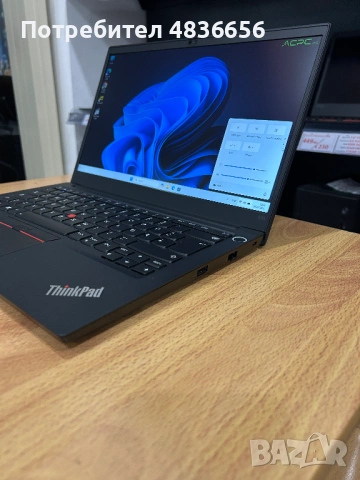 Промоция! Като нов! Лаптоп Lenovo E14 Gen2 i5/16GB RAM/256GB с 3 м.гар.!, снимка 5 - Лаптопи за работа - 54761195