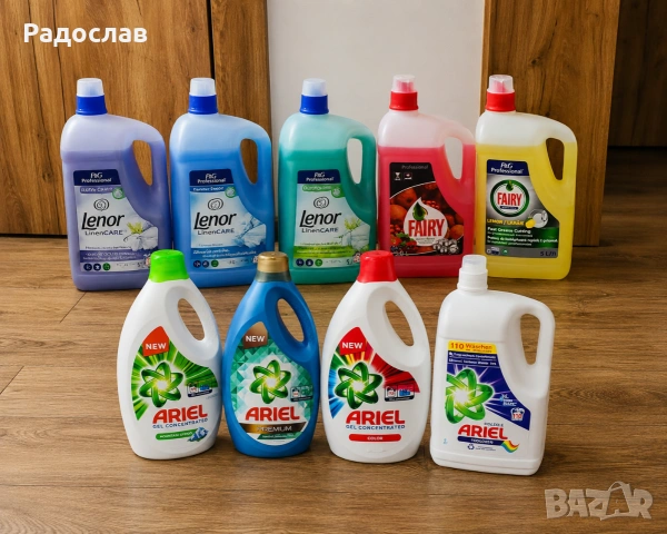 ARIEL / LENOR / FAIRY – ОРИГИНАЛНИ – ВНОС ГЕРМАНИЯ – 5L / 5.775L, снимка 12 - Перилни препарати и омекотители - 52867770