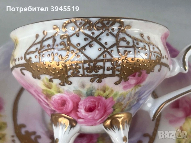 Мануфактура порцелан дамско бижу, снимка 8 - Антикварни и старинни предмети - 55040313