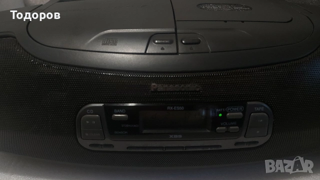 Panasonic RX-ES50 стерео радиокасетофон със CD плейър , снимка 7 - Радиокасетофони, транзистори - 54692142