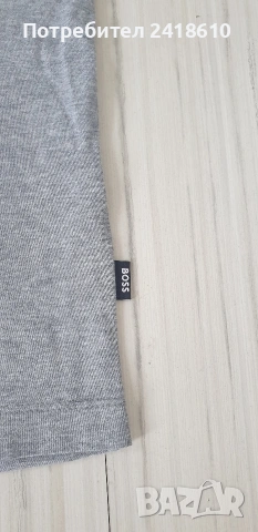 Hugo Boss Tessler 185  Mercerised  Cotton Slim Fit  Mens Size S ОРИГИНАЛ Мъжка Тениска!, снимка 6 - Тениски - 54398959