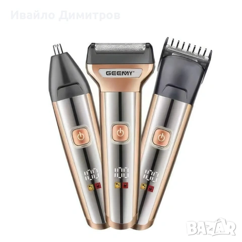 Машинка за подстригване и бръснене Geemy GM-8075 3 в 1