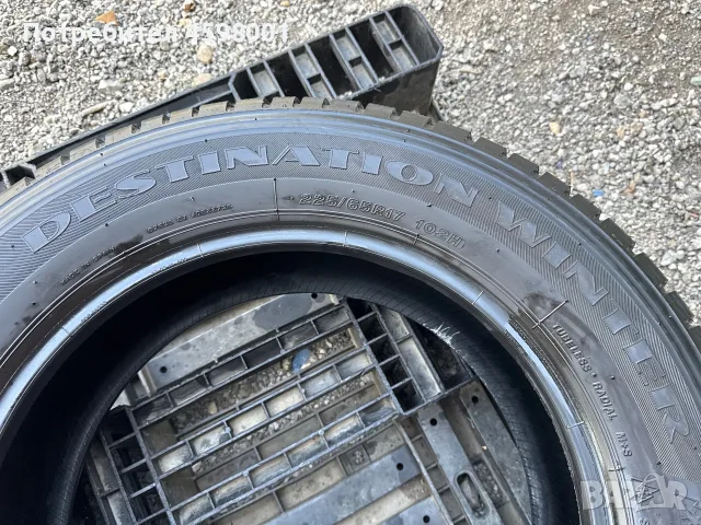 2бр.ЗИМНИ ГУМИ Firestone 225/65/17 за ДЖИП,КРОСОУВЪР и SUV, снимка 7 - Гуми и джанти - 55667063