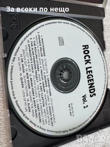 CD диск Rock Legends vol.2, снимка 5 - CD дискове - 54387332